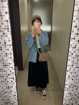 「Green　Parks（グリーンパークス）のアイテム」を使った、めぐさん（レディース・152cm）の秋コーディネート