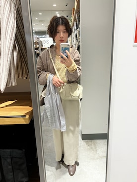 「アイテム（キャミソール）」を使った、めぐさん（レディース・152cm・30代）の秋コーディネート