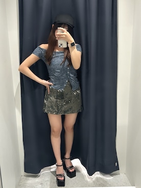 「アイテム（シューズ）」を使った、miyuさん（骨格ウェーブ・レディース・152cm）の夏コーディネート