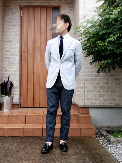 えくちゃん Beams Fのネクタイを使ったコーディネート Wear