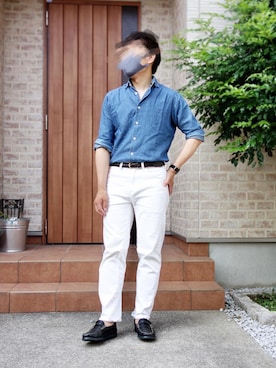 「Felisi（フェリージ）のアイテム」を使った、えくちゃんさん（メンズ・169cm）の夏コーディネート