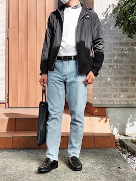 「アイテム（ブルゾン）」を使った、えくちゃんさん（メンズ・169cm・40代）の秋コーディネート