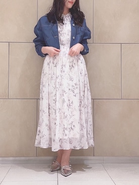 「ジージャン」｜「アイテム（ブルゾン）」を使った、laisse_KUBOさん（レディース・157cm）の春コーディネート