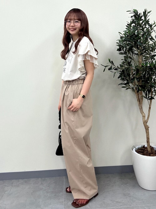 新品タグ付きprit/TRIP【定価1.2万】 コットンイージーワイドパンツ 新品タグ付きprit/TRIP【定価1.2万】 コットンイージーワイド