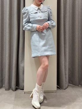 「きれいめコーディネート」｜reikaさん（レディース・155cm）の冬コーディネート