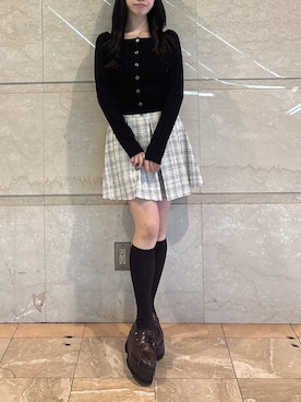 「dazzlin（ダズリン）のアイテム」を使った、reikaさん（レディース・155cm）の冬コーディネート