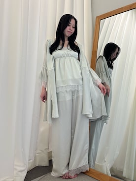 「アイテム（ルームウェア）」を使った、reikaさん（レディース・155cm）の夏コーディネート