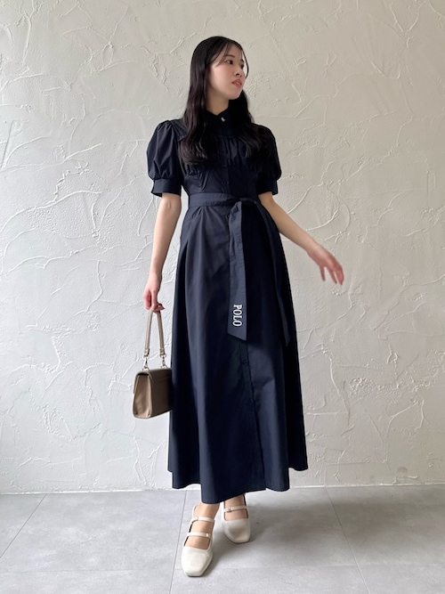 POLOBCSコラボ】コルセットスウィッチングシャツワンピース
