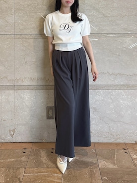 「dazzlin（ダズリン）のアイテム（パンツ）」を使った、reikaさん（レディース・155cm）の春コーディネート