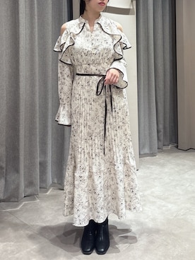 「dazzlin（ダズリン）のアイテム」を使った、reikaさん（レディース・155cm）の冬コーディネート