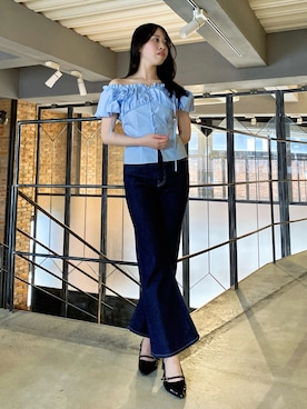 「dazzlin（ダズリン）のアイテム」を使った、reikaさん（レディース・155cm）の夏コーディネート