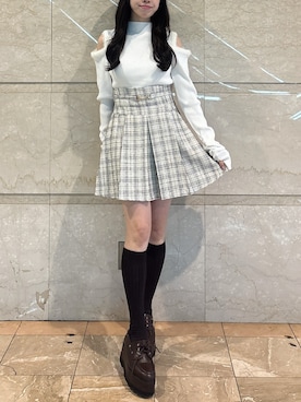 「dazzlin（ダズリン）のアイテム」を使った、reikaさん（レディース・155cm）の冬コーディネート