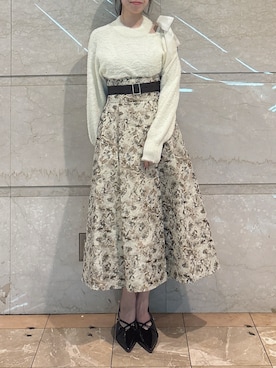 「dazzlin（ダズリン）のアイテム」を使った、reikaさん（レディース・155cm）の冬コーディネート