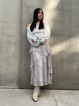 「きれいめコーディネート」｜reikaさん（レディース・155cm）の冬コーディネート