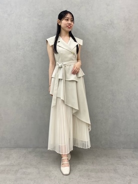 「綺麗めコーデ」｜reikaさん（レディース・155cm）の夏コーディネート