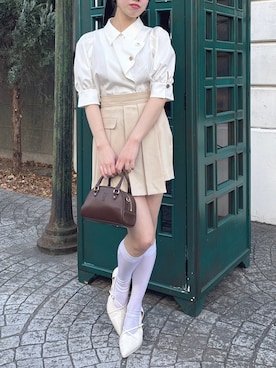 「dazzlin（ダズリン）のアイテム」を使った、reikaさん（レディース・155cm）の春コーディネート