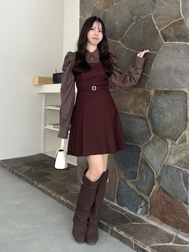 reikaさん（レディース・155cm）の秋コーディネート
