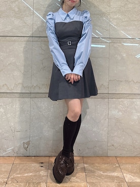 「dazzlin（ダズリン）のアイテム」を使った、reikaさん（レディース・155cm）の冬コーディネート