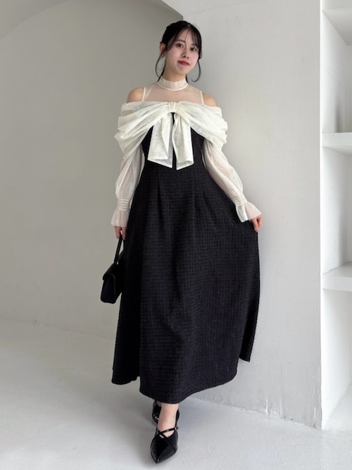 セール】ビッグリボンドレス（ドレス）｜dazzlin（ダズリン）の