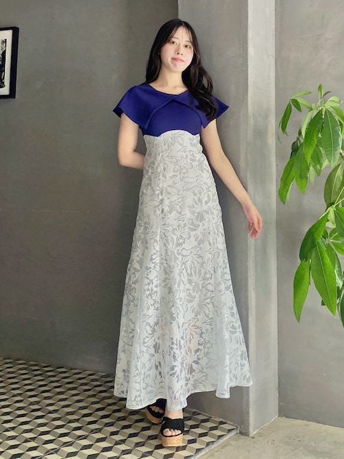 dazzlin オパールフラワーコルセットワンピース セール】オパールフラワーコルセットワンピース（ワンピース