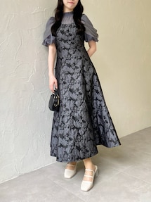 シアーベールジャガードワンピース｜ダズリン（dazzlin）アウトレット