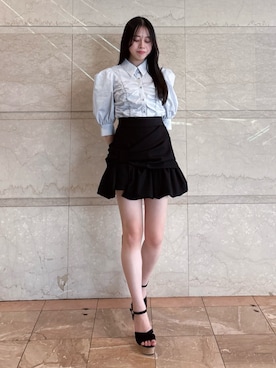 「dazzlin（ダズリン）のアイテム」を使った、reikaさん（レディース・155cm）の夏コーディネート