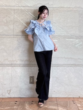 「参戦服」｜reikaさん（レディース・155cm）の夏コーディネート