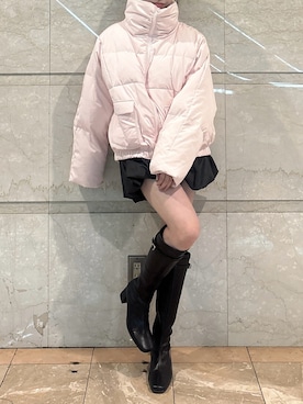 「dazzlin（ダズリン）のアイテム」を使った、reikaさん（レディース・155cm）の冬コーディネート