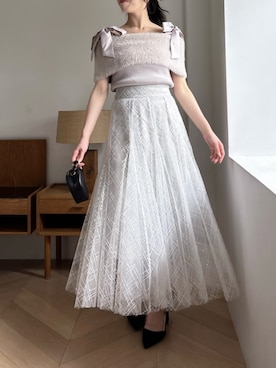 「dazzlin（ダズリン）のアイテム」を使った、reikaさん（レディース・155cm）の秋コーディネート