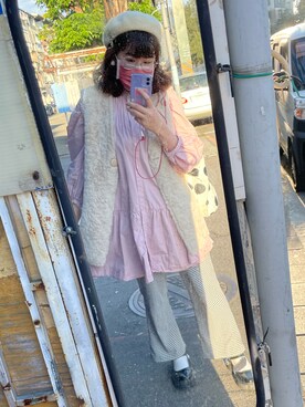 「paishop（パイショップ）のアイテム」を使った、KAKUさん（レディース・163cm）の冬コーディネート