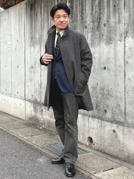 BEAMS HEART MENさん(メンズ・168cm)の冬コーディネート