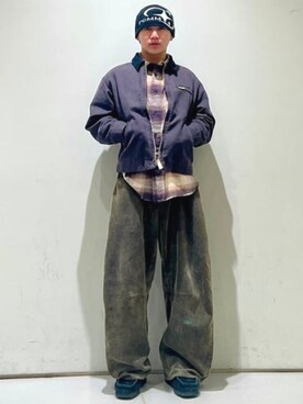 BEAMS HEART MENさん（メンズ・165cm）の冬コーディネート