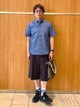 BEAMS HEART MENさん（メンズ・180cm）の夏コーディネート