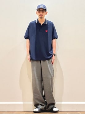 BEAMS HEART MENさん（メンズ・166cm）の夏コーディネート