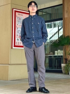 BEAMS HEART MENさん（メンズ・170cm）の冬コーディネート