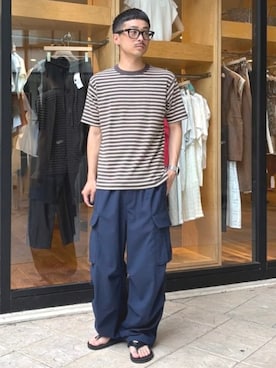 BEAMS HEART MENさん(メンズ・170cm)の夏コーディネート
