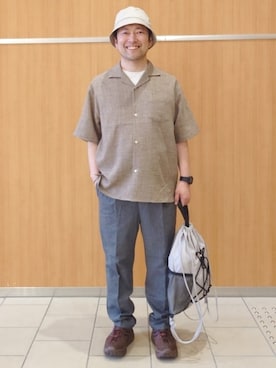 BEAMS HEART MENさん（メンズ・169cm）の夏コーディネート