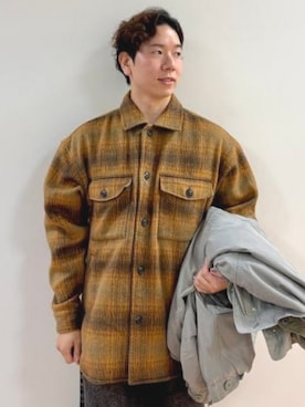 BEAMS HEART MENさん（メンズ・176cm）の冬コーディネート