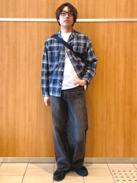 BEAMS HEART MENさん（メンズ・180cm）の冬コーディネート
