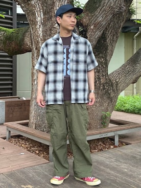 BEAMS HEART MENさん(メンズ・170cm)の夏コーディネート