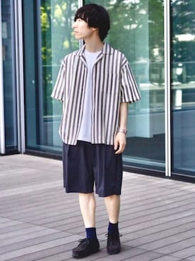 「BEAMS HEART（ビームスハート）のアイテム」を使った、BEAMS HEART MENさん（メンズ・171cm）の春コーディネート