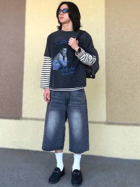 BEAMS HEART MENさん（メンズ・180cm）の夏コーディネート