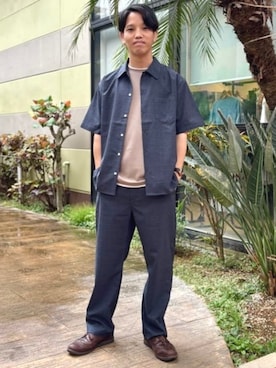 BEAMS HEART MENさん（メンズ・173cm）の夏コーディネート