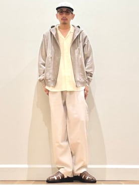 「BEAMS HEART（ビームスハート）のアイテム」を使った、BEAMS HEART MENさん（メンズ・166cm）の春コーディネート