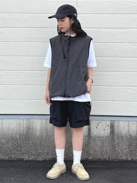 BEAMS HEART MENさん（レディース・152cm）の夏コーディネート