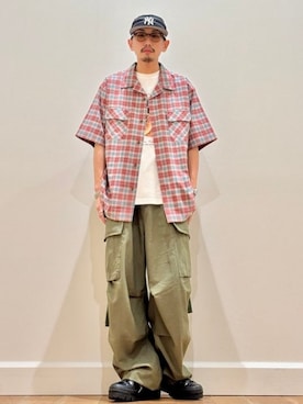 BEAMS HEART MENさん(メンズ・166cm)の夏コーディネート