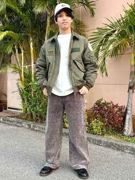 BEAMS HEART MENさん（メンズ・173cm）の冬コーディネート