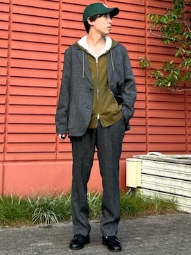 BEAMS HEART MENさん（メンズ・170cm）の秋コーディネート