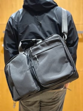 「アイテム（ビジネスバッグ）」を使った、BEAMS HEART MENさん（メンズ・175cm）の夏コーディネート