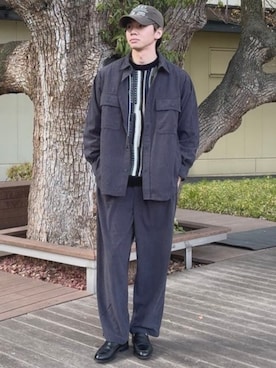 BEAMS HEART MENさん（メンズ・178cm）の冬コーディネート